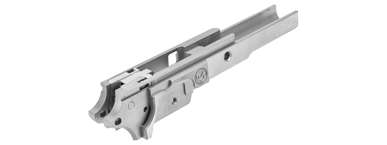 Airsoft Masterpiece Steel Frame for Hi-Capa/1911 Pistols (SILVER) - Click Image to Close