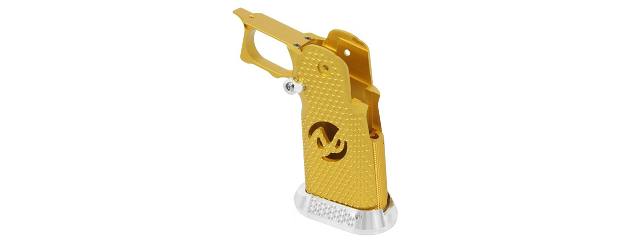 Airsoft Masterpiece Type 2 Pistol Grip for Hi-Capa Airsoft Pistols (GOLD) - Click Image to Close