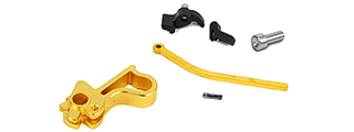 Airsoft Masterpiece CNC Steel Hammer & Sear Set for Marui Hi-Capa [Infinity Commander] (GOLD)