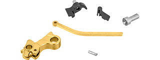 Airsoft Masterpiece CNC Steel Hammer & Sear Set for Hi-Capa [S Style Commander] (GOLD)