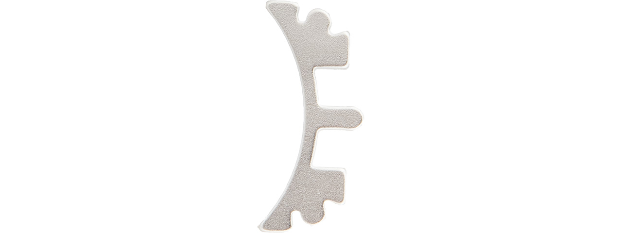 Airsoft Masterpiece Aluminum Puzzle Front Curve Short Trigger (SILVER) - Click Image to Close