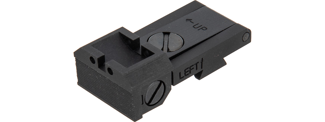 Airsoft Masterpiece Aluminum Rear Sight w/ Fiber Optics for Hi-Capa [S Style] - Click Image to Close