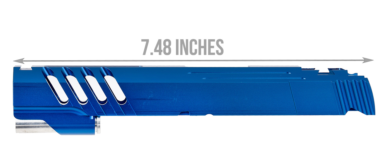 Airsoft Masterpiece Custom "Saber" Standard Slide for TM Hi-Capa 5.1 GBB Pistols (BLUE)