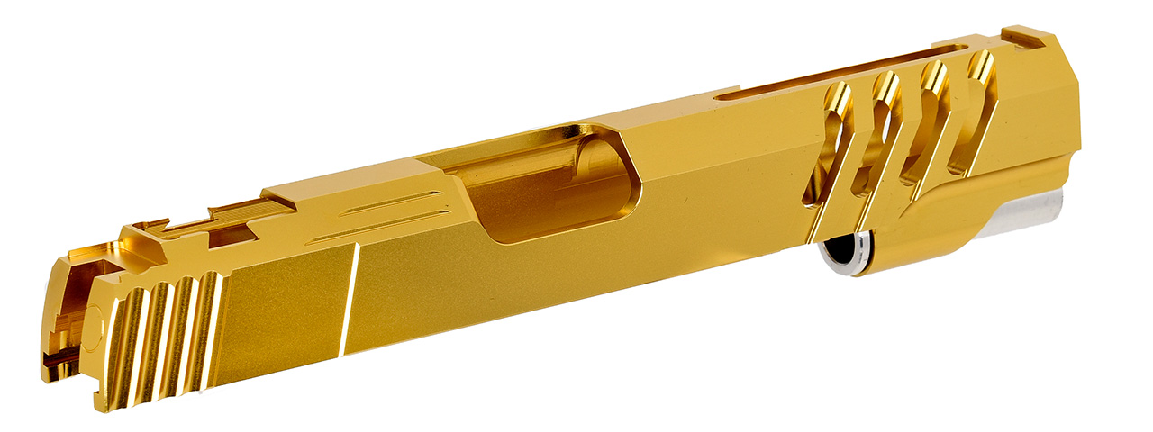 Airsoft Masterpiece Custom "Saber" Standard Slide for TM Hi-Capa 5.1 GBB Pistols (GOLD)