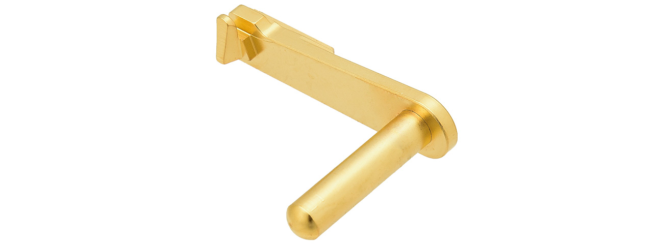 Airsoft Masterpiece CNC S-Style Steel Slide Stop (GOLD)