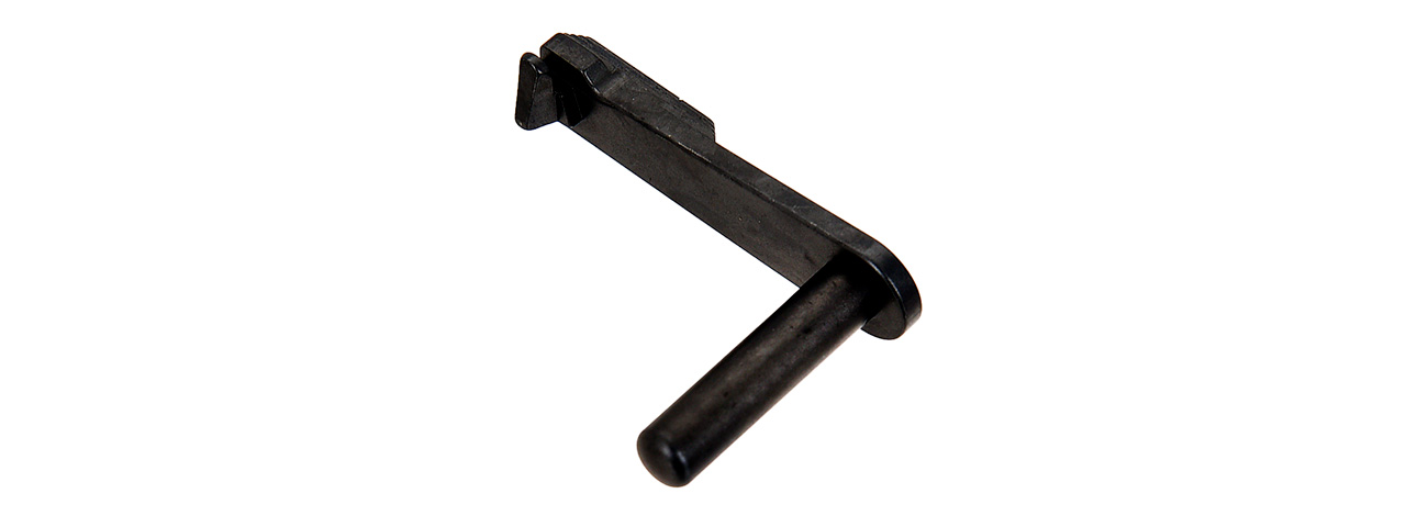 Airsoft Masterpiece CNC S-Style Steel Slide Stop (MATTE BLACK) - Click Image to Close
