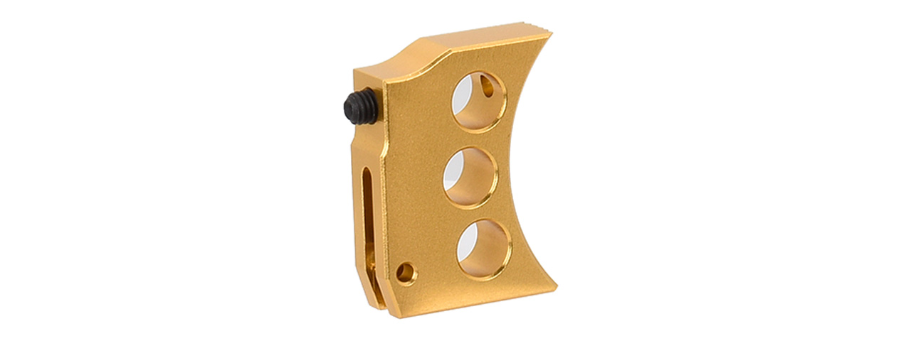 Airsoft Masterpiece Aluminum Trigger Type 4 for Hi-Capa Pistols (GOLD) - Click Image to Close