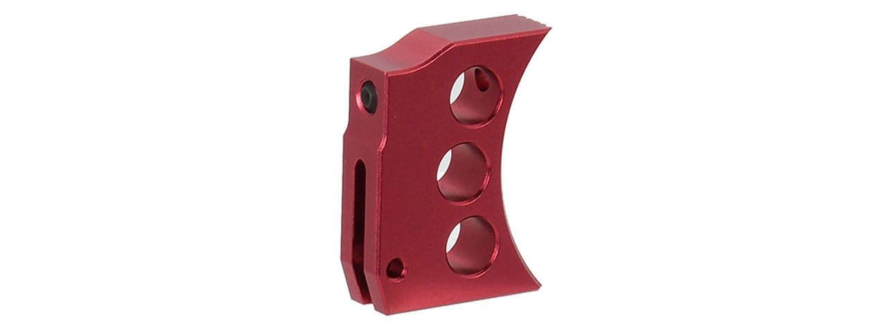 Airsoft Masterpiece Aluminum Trigger Type 4 for Hi-Capa Pistols (RED) - Click Image to Close