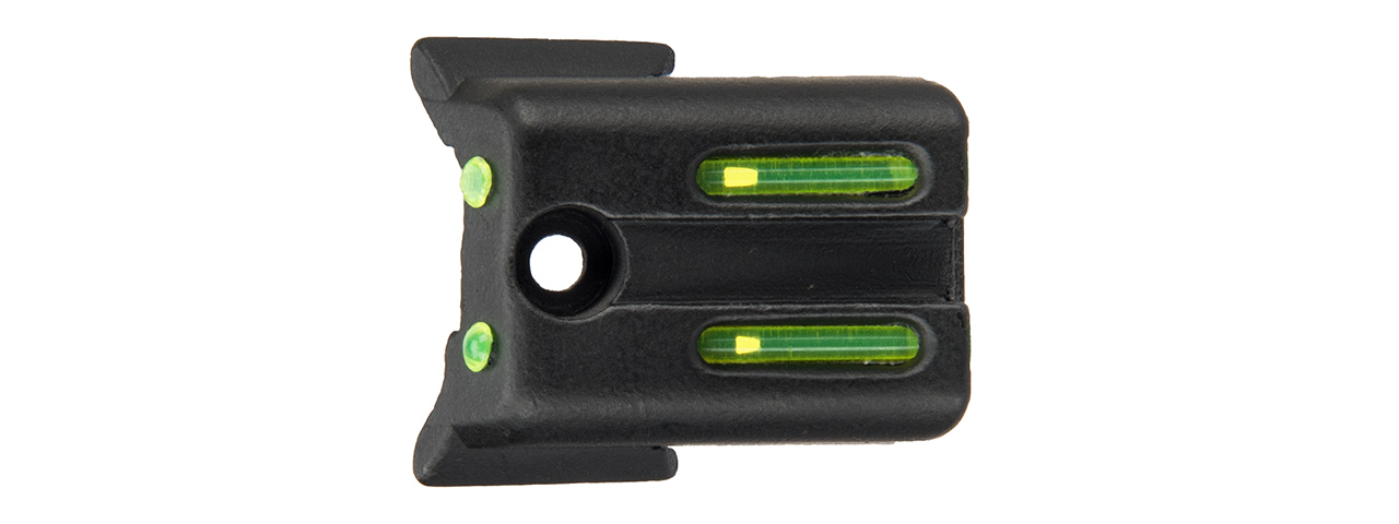 Army Armament Fiber Optic Rear Sight for 1911 Style Airsoft Pistols - Click Image to Close