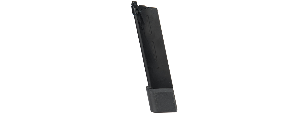 Army Armament 30rd 1911 Extended Airsoft Gas Blowback Magazine w/ Extended Base - Click Image to Close