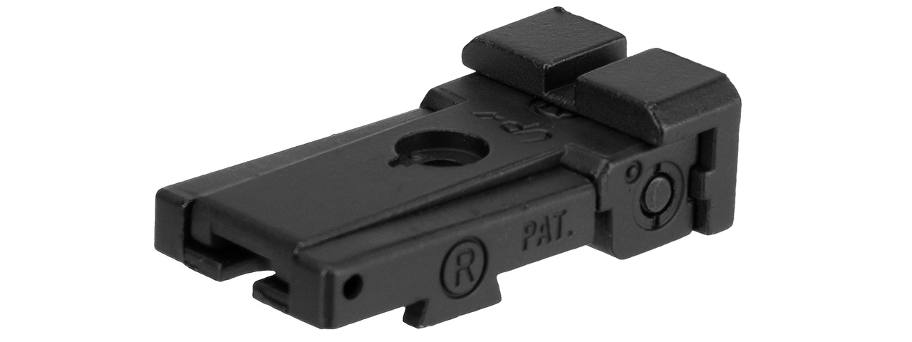 Army Armament Rear Iron Sight for 1911 Airsoft Pistols (BLACK) - Click Image to Close
