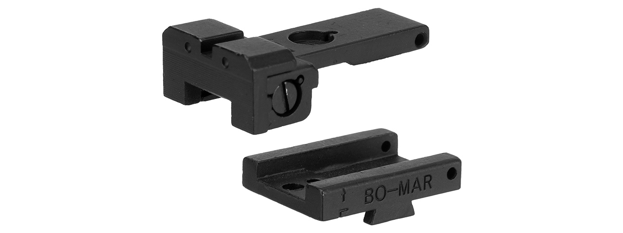 Army Armament Rear Iron Sight for 1911 Airsoft Pistols (BLACK)