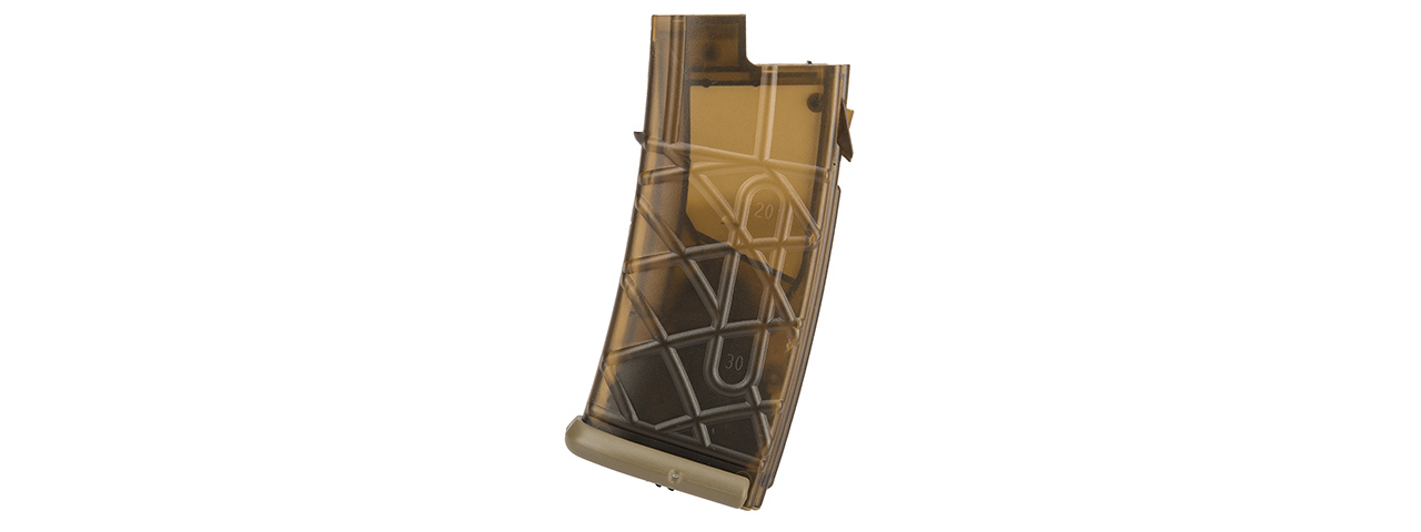 Army Armament 330rd Hi-Capacity AUG AEG Airsoft Rifle Magazine (DARK EARTH) - Click Image to Close