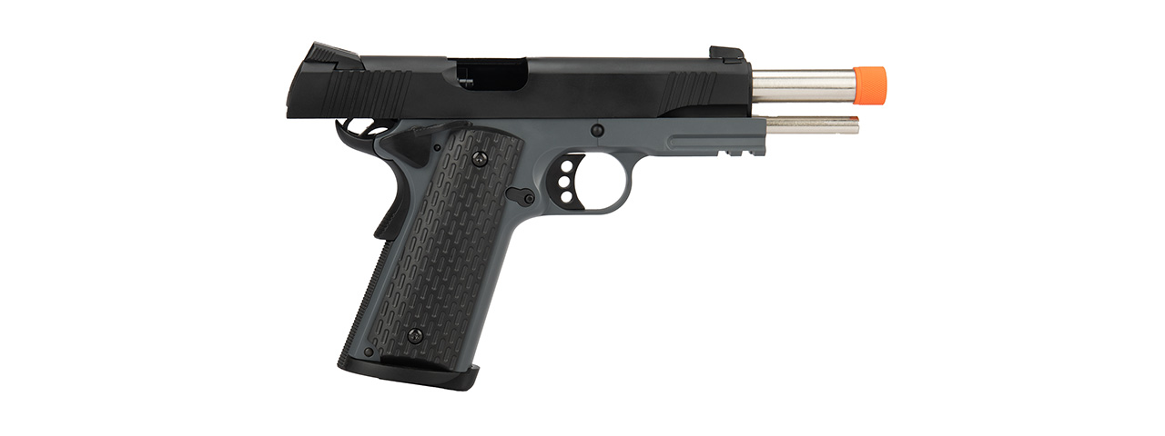 Army Armament Full Metal R28 1911 Gas Blowback Airsoft Pistol (BLACK) - Click Image to Close