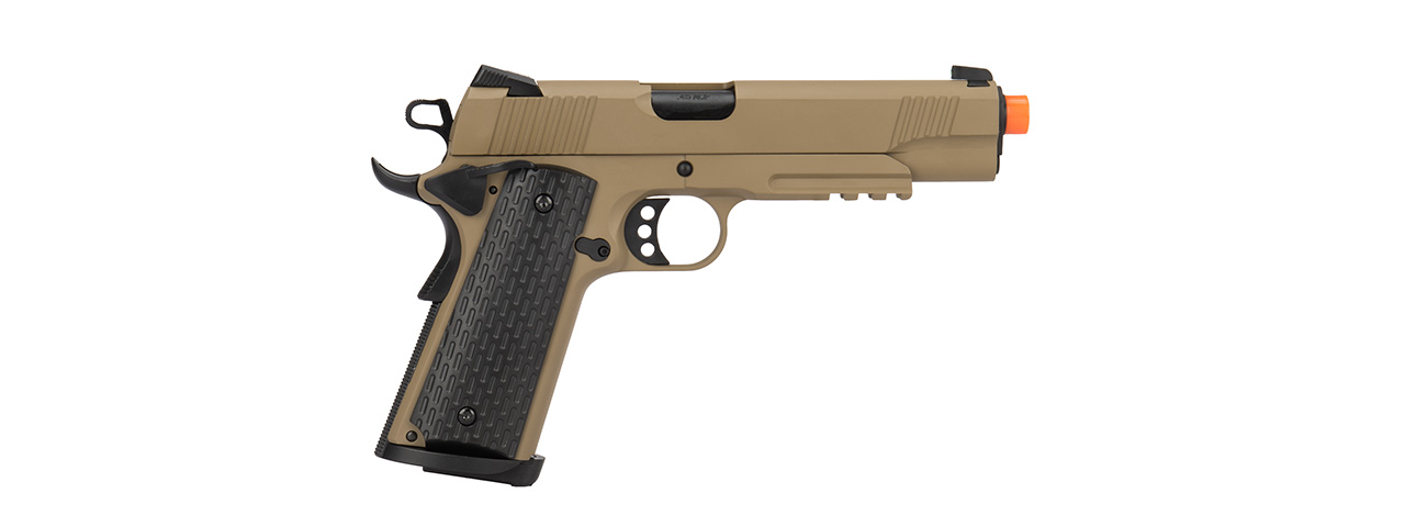 Army Armament Full Metal R28 1911 Desert Warrior GBB Airsoft Pistol (TAN)