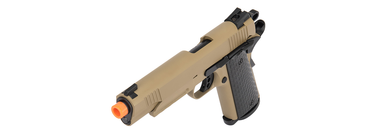 Army Armament Full Metal R28 1911 Desert Warrior GBB Airsoft Pistol (TAN)