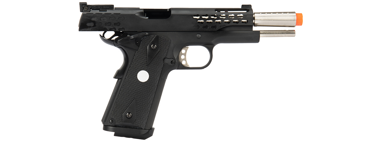 Army Armament Full Metal R30 1911 Gas Blowback Airsoft Pistol (BLACK) - Click Image to Close