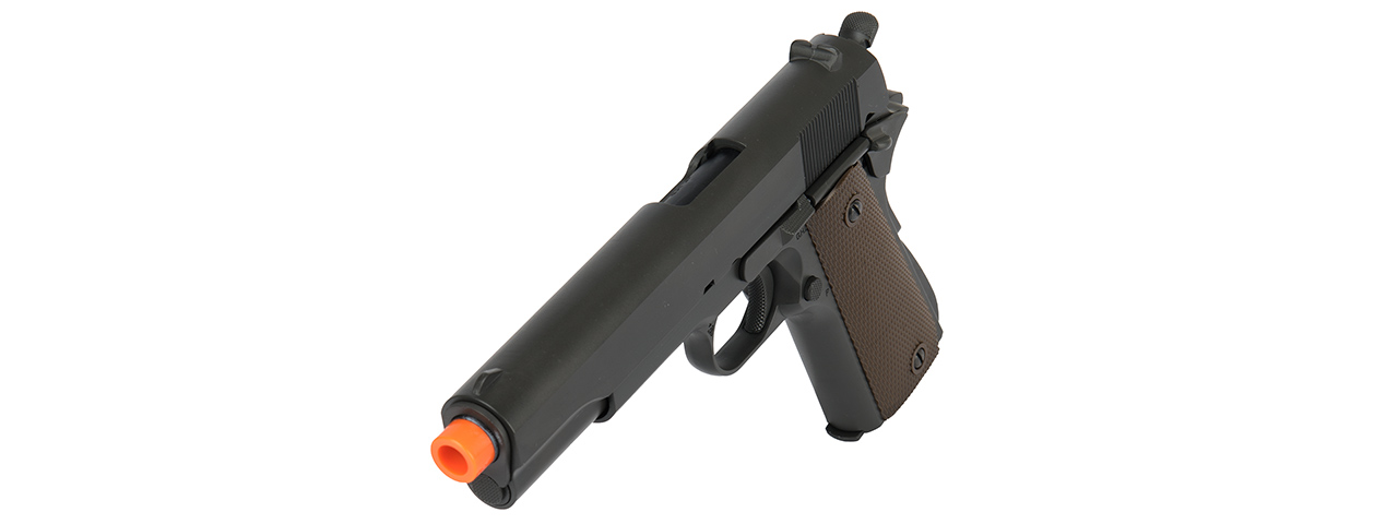 Army Armament Full Metal R31 1911 Gas Blowback Airsoft Pistol w/ Imitation Wood Grips (BLACK)