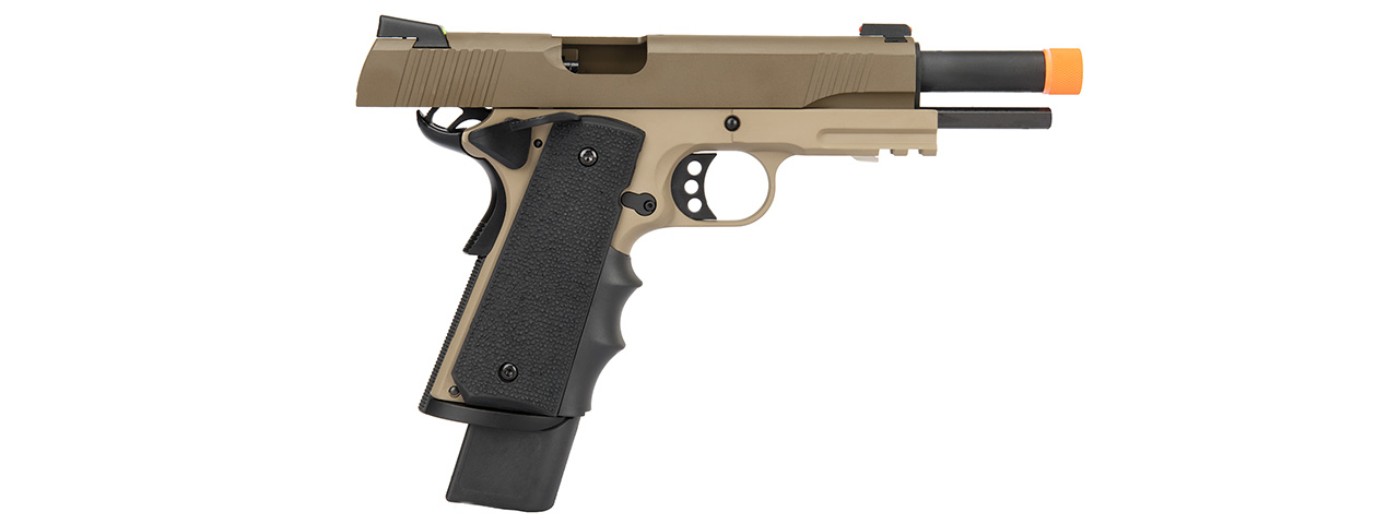 Army Armament Full Metal R32 Gas Blowback Airsoft Pistol (TAN)