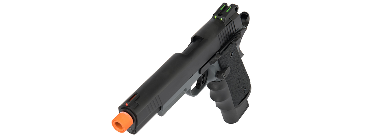 Army Armament Full Metal R32 Gas Blowback Airsoft Pistol (DARKSTORM) - Click Image to Close