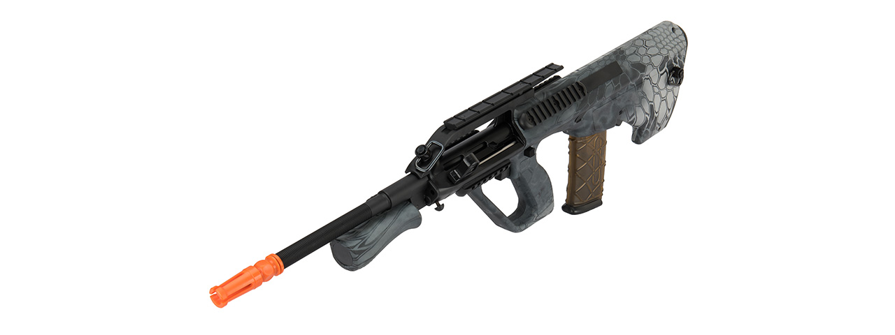 Army Armament Polymer AUG Civilian AEG Airsoft Rifle w/ Top Rail (TYP) - Click Image to Close