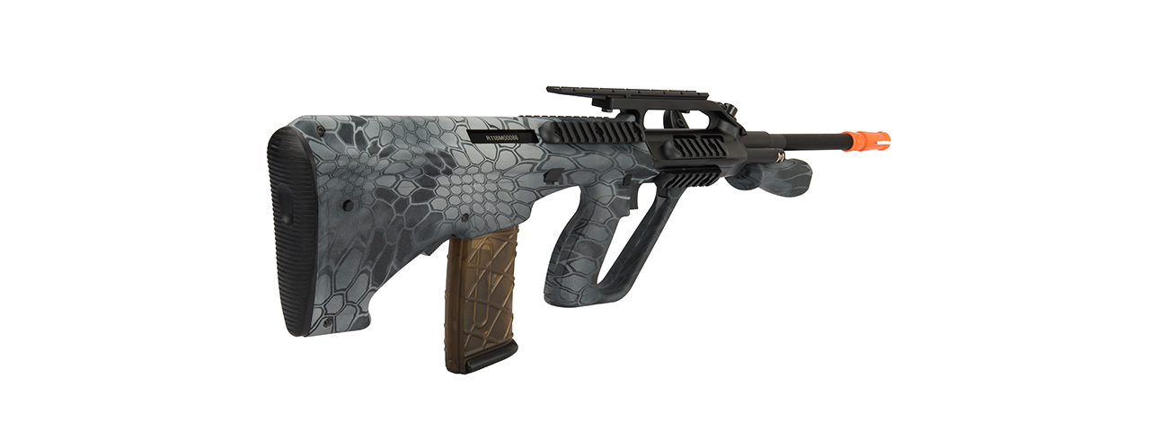 Army Armament Polymer AUG Civilian AEG Airsoft Rifle w/ Top Rail (TYP) - Click Image to Close