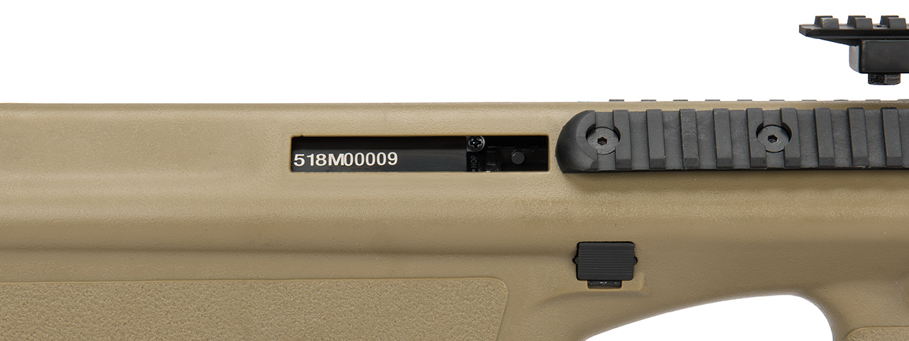 Army Armament AUG A3 Polymer Carbine Length Airsoft AEG Rifle (TAN) - Click Image to Close