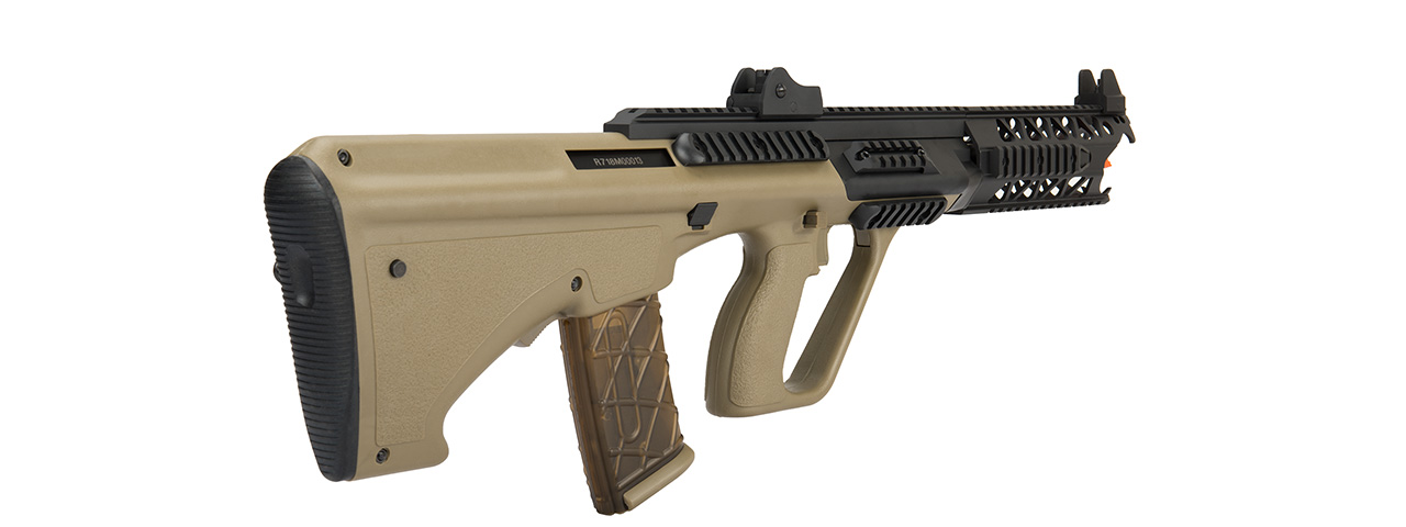 Army Armament AUG 7" Raptor AEG Airsoft Rifle (TAN)