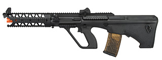 Army Armament AUG 9" Raptor Polymer AEG Airsoft Rifle (BLACK)