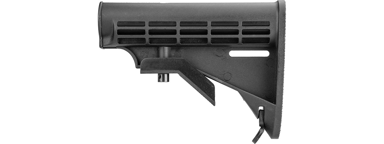 Double Bell M4 Retractable LE Stock (BLACK) - Click Image to Close