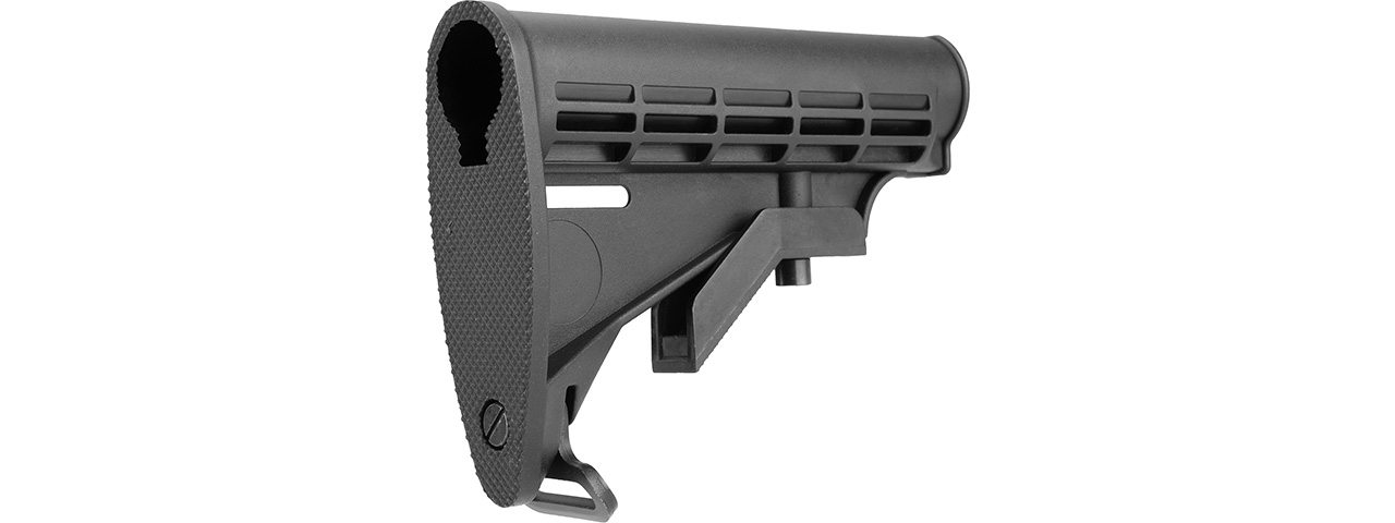 Double Bell M4 Retractable LE Stock (BLACK) - Click Image to Close