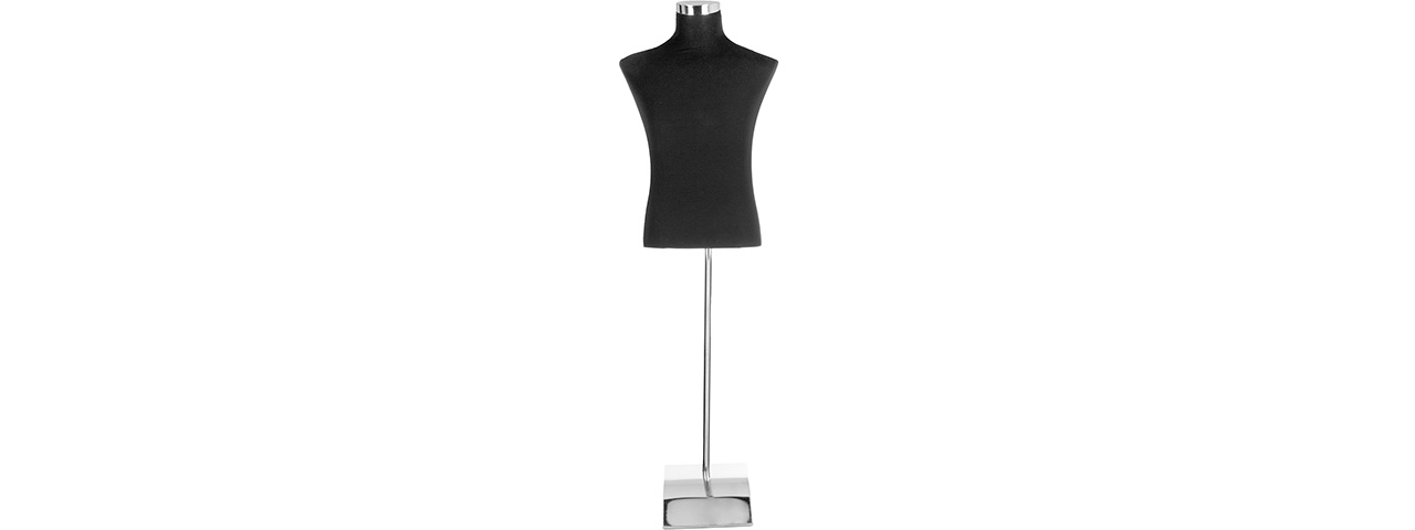 Lancer Tactical Mannequin w/ Stand (BLACK) - Click Image to Close