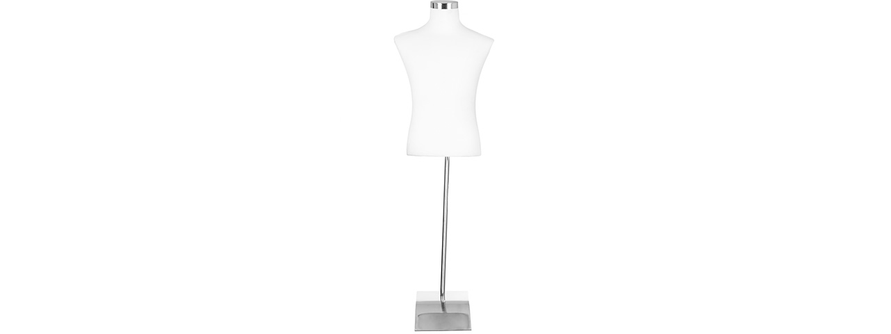 Lancer Tactical Mannequin w/ Stand (WHITE) - Click Image to Close