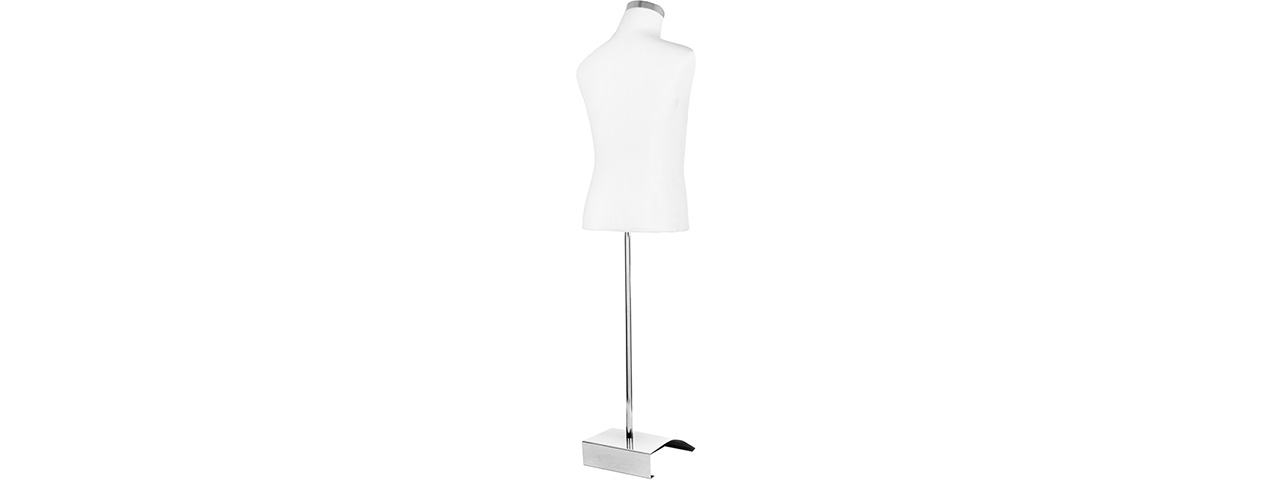 Lancer Tactical Mannequin w/ Stand (WHITE) - Click Image to Close