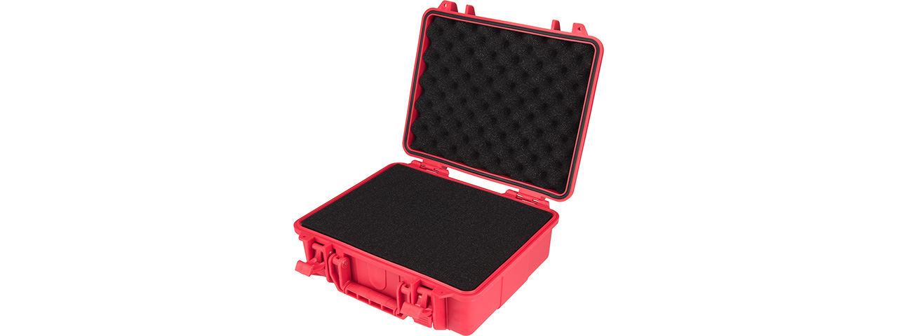 Lancer Tactical Universal Polymer Gun Case (RED) - Click Image to Close