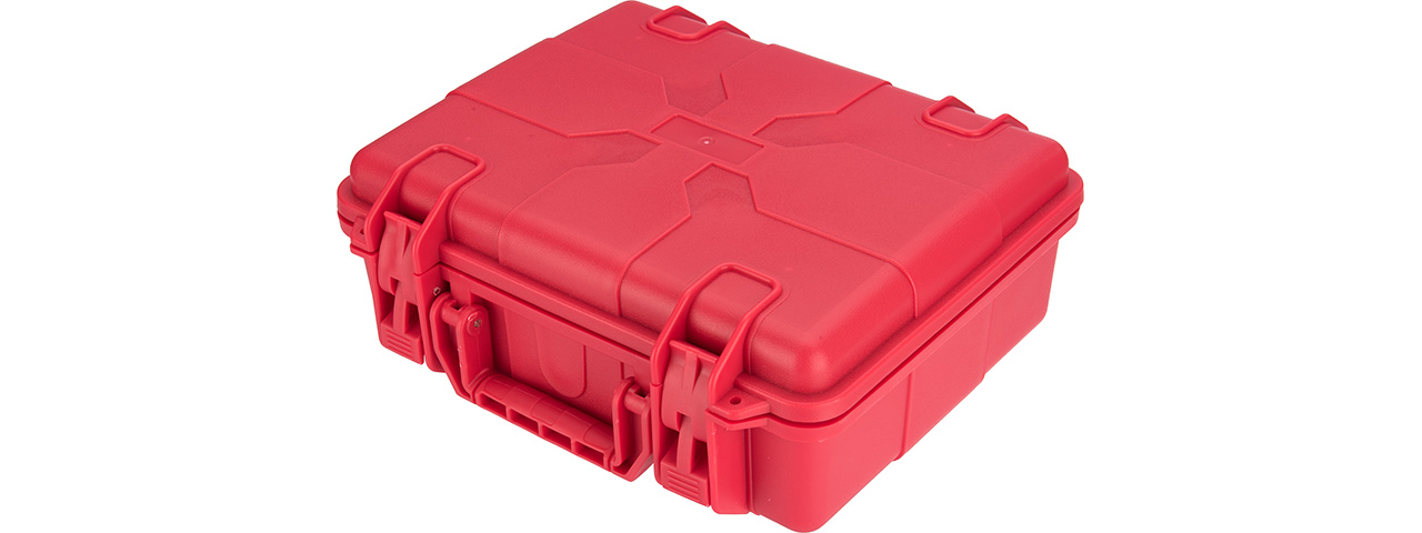 Lancer Tactical Universal Polymer Gun Case (RED) - Click Image to Close