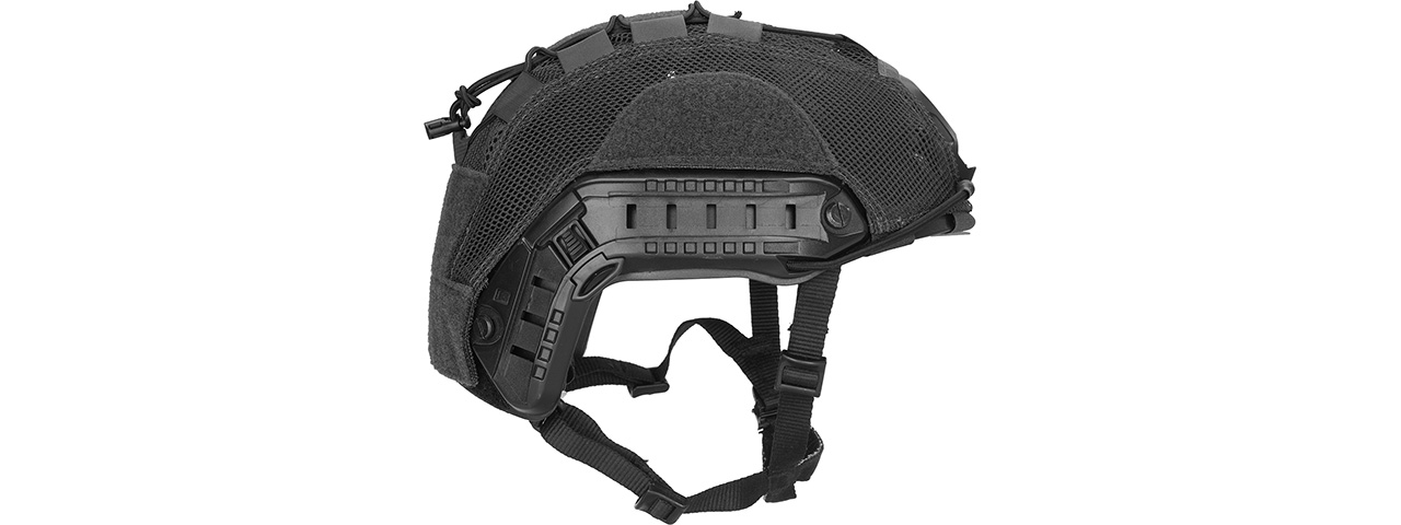 Lancer Tactical BUMP Helmet Cover [Medium] (BLACK) - Click Image to Close