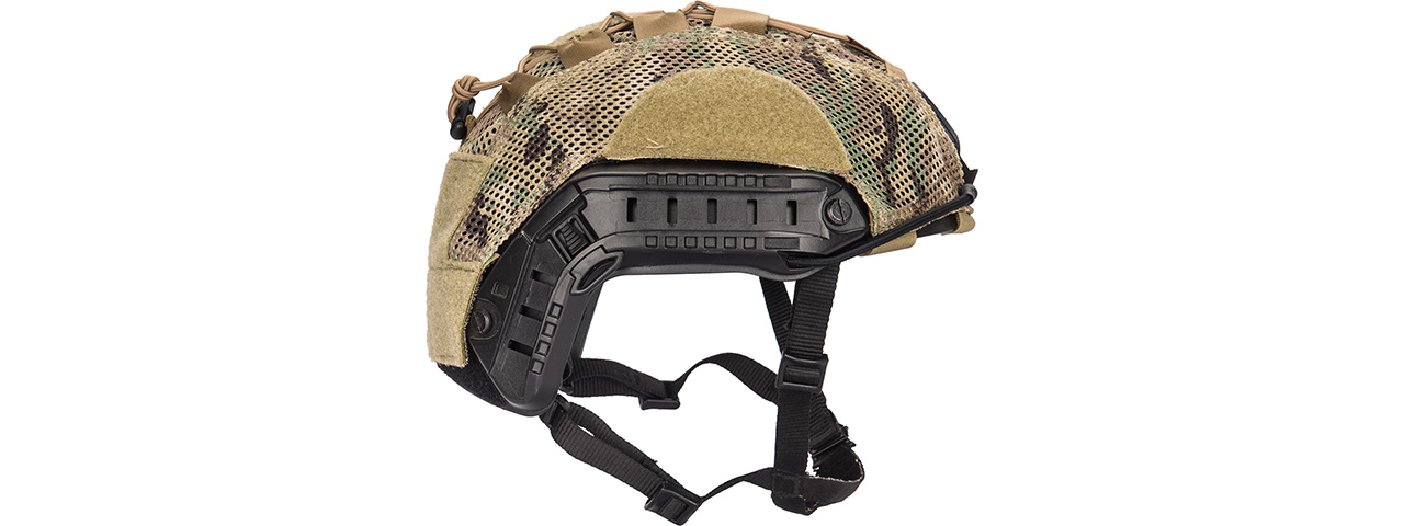 Lancer Tactical BUMP Helmet Cover [Large] (CAMO) - Click Image to Close