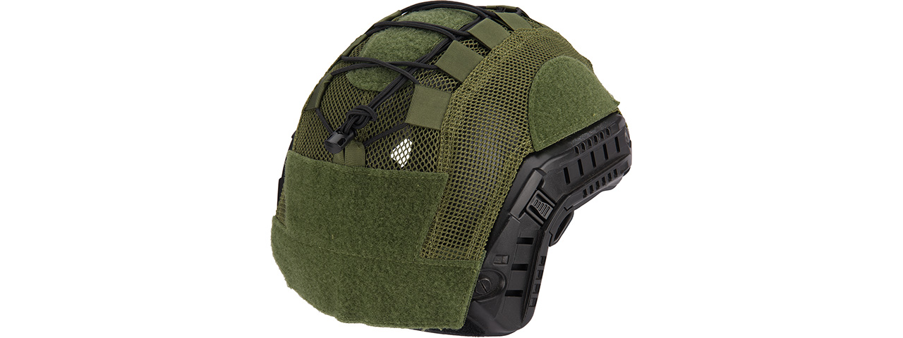 Lancer Tactical BUMP Helmet Cover [Large] (OD GREEN) - Click Image to Close