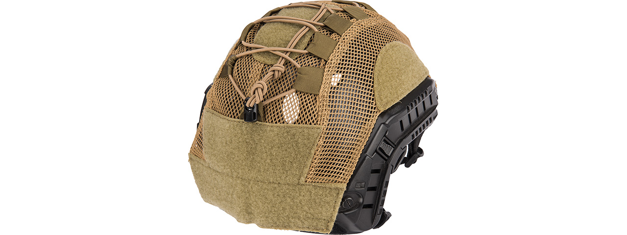 Lancer Tactical BUMP Helmet Cover [Medium] (TAN) - Click Image to Close