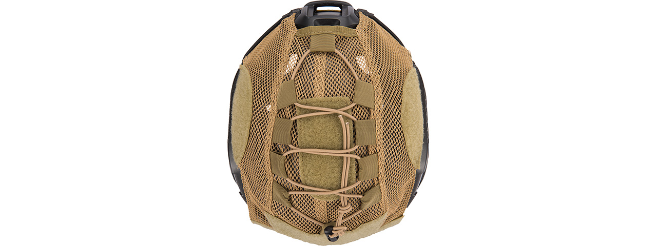 Lancer Tactical BUMP Helmet Cover [Large] (TAN) - Click Image to Close