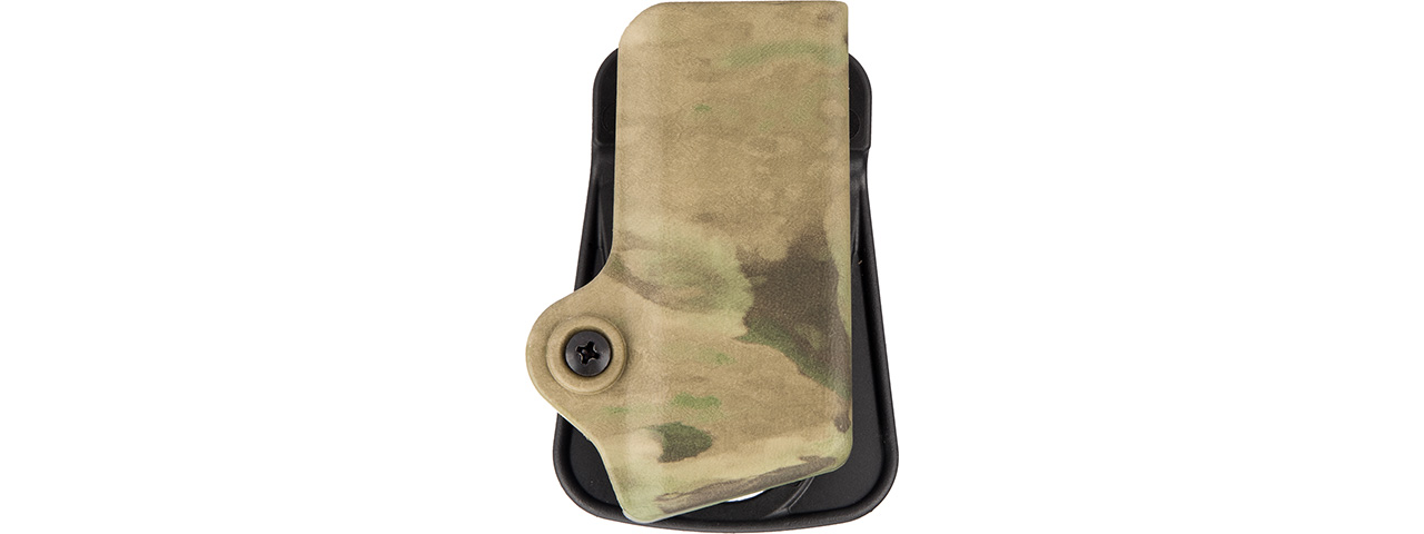 Lancer Tactical Single Magazine Pouch for Glock 17 (A-TACS FOLIAGE GREEN) - Click Image to Close