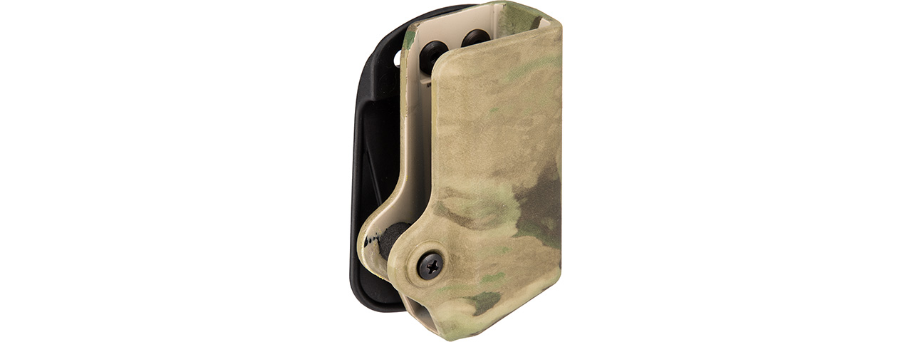 Lancer Tactical Single Magazine Pouch for Glock 17 (A-TACS FOLIAGE GREEN)