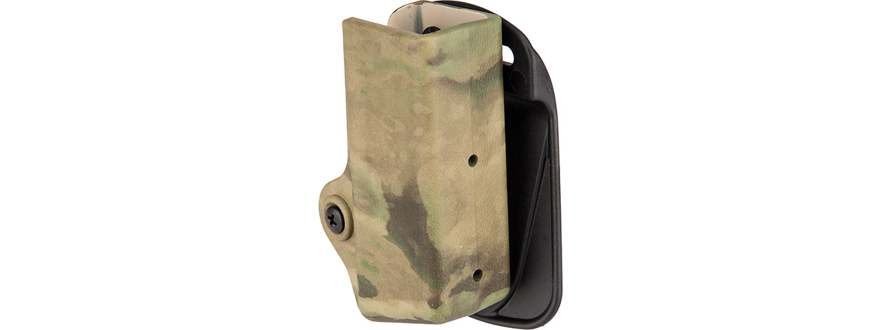 Lancer Tactical Single Magazine Pouch for Glock 17 (A-TACS FOLIAGE GREEN) - Click Image to Close