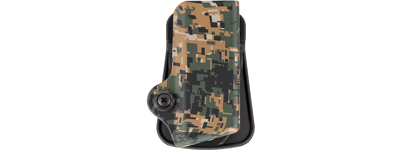 Lancer Tactical Single Magazine Pouch for Glock 17 (DIGITAL WOODLAND) - Click Image to Close