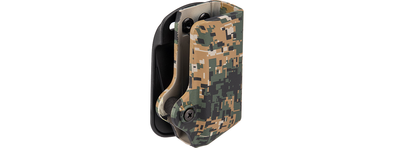 Lancer Tactical Single Magazine Pouch for Glock 17 (DIGITAL WOODLAND) - Click Image to Close