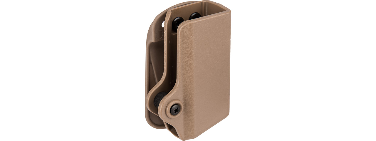 Lancer Tactical Single Magazine Pouch for Glock 17 (DARK EARTH) - Click Image to Close