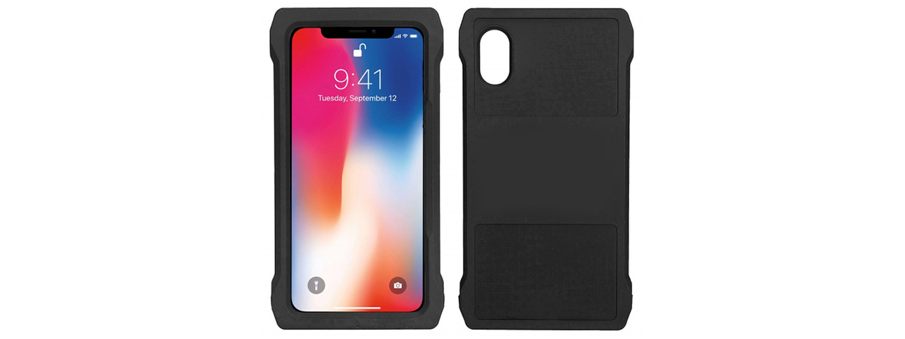 Lancer Tactical iPhone XS Max MOLLE Mobile Case (BLACK) - Click Image to Close