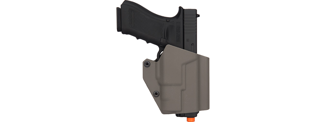 Lancer Tactical Light Bearing Hard Shell Holster for Glock 17 (FOLIAGE) - Click Image to Close