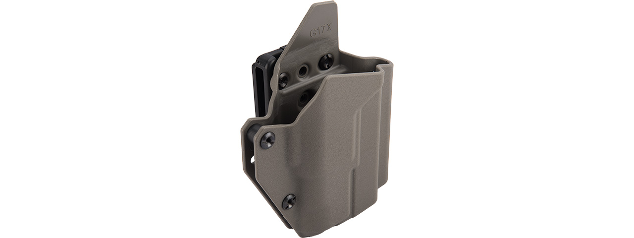 Lancer Tactical Light Bearing Hard Shell Holster for Glock 17 (FOLIAGE) - Click Image to Close